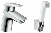 Смеситель для раковины с гигиеническим душем HANSGROHE Logis 71290000