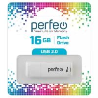 USB флешка Perfeo 16GB C04 White