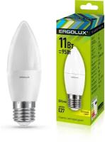 Светодиодная лампа Ergolux LED-C35-11W-E27-3K 11 Вт, E27