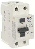 Выключатель дифференциального тока (УЗО) 2п 63А 30мА тип AC ВДТ R10N ARMAT IEK AR-R10N-2-063C030 (1 шт)