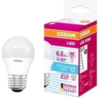 Светодиодная лампа Ledvance-osram OSRAM LS CLP 60 6.5W/840 (=60W) 220-240V FR E27 550lm 240* 15000h