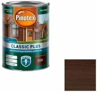 Пропитка декоративная для защиты древесины Pinotex Classic Plus 3 в 1 палисандр 0,9 л