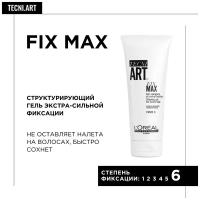 L'Oreal Professionnel Tecni.Art гель для укладки Fix Max, экстрасильная фиксация