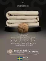 CAMEL беж лайт Одеяло 172х205,1пр.,хл.BIODYNAMIC COTTON/вербл.шерсть, 200 г/м2