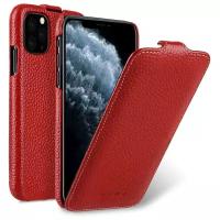 Кожаный чехол флип Melkco для Apple iPhone 11 Pro - Jacka Type - красный