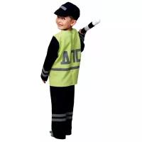 Карнавальный костюм "Полицейский ДПС",куртка,кепк,штан,жезл р.32-34/128-134 см 5132-M 2512780