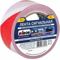 UNIBOB Лента сигнальная UNIBOB 50мм х 150м, красно-белая