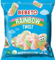 Суфле маршмеллоу BEBETO RAINBOW TWIST со вкусом ванили 60гр х 12шт