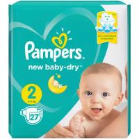 Подгузники Pampers New Baby "Памперс Нью Бэби" 2 Mini (4-8 кг), 144 шт