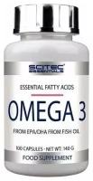 Омега 3 рыбий жир Scitec Nutrition Omega 3, 100 капсул