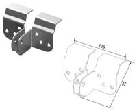 Кронштейн крепления привода к верхней панели с профилем "широкая полоса", Y127S - DoorHan