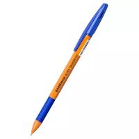 Ручка шариковая Erich Krause R-301 Orange, корпус оранжевый, узел 0,7 мм, линия 0,35 мм, синяя (43194)
