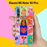 Силиконовый чехол на Xiaomi Mi Note 10 Pro Узор 5 / для Сяоми Ми Ноут 10 Про