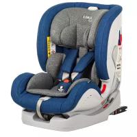 Автокресло группа 0/1/2/3 (до 36 кг) Liko Baby Sprinter Isofix, джинсовый/лен