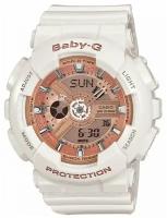 Наручные часы CASIO Baby-G, белый, золотой