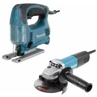 Набор инструментов MAKITA DK0116 ( лобзик 4329 + УШМ 9558HN)