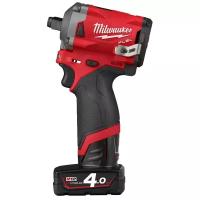 Аккумуляторный ударный гайковерт Milwaukee M12 FIWF12-422X, 2 А·ч