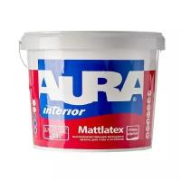 Краска для стен и потолков Eskaro Aura Mattlatex моющаяся 2,7л, белый