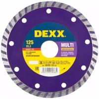 DEXX MULTI UNIVERSAL 125 мм (22.2 мм, 7х2.0 мм), алмазный диск (36702-125)