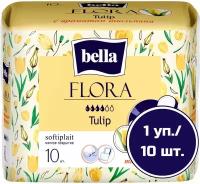 Bella прокладки Flora Tulip, 4 капли, 10 шт