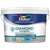 Краска акриловая Dulux Diamond Фасадная Гладкая матовая белый 2.5 л 3.63 кг