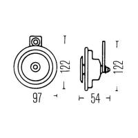 Звуковой сигнал Hella 3AL 002 952-841