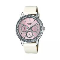 Наручные часы CASIO Collection LTP-2087SL-4A, белый, розовый
