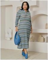 Платье Indossero, размер M, мультиколор, синий