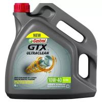 Полусинтетическое моторное масло Castrol GTX Ultraclean 10W-40, 4 л