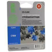 Картридж cactus CS-CLI8C, 400 стр, голубой