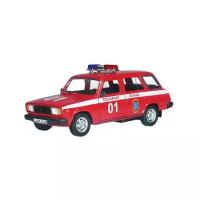 Легковой автомобиль Autogrand Lada 2104 пожарная охрана (32677) 1:36