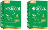 Молочко детское Nestle Nestogen Premium 4, с 18 месяцев, для комфортного пищеварения, 600 г 2 шт