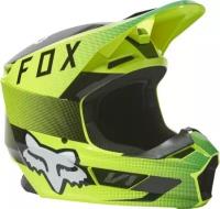 Шлем кроссовый Fox V1 Ridl Helmet Flow Yellow, XL, 2022