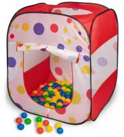 Игровой домик Sevillababy Чудесный Квадрат, 100 шаров 6см, цветная коробка