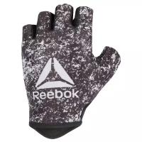 Перчатки для фитнеса Reebok белый/черн, М RAGB-13634