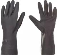 Перчатки резиновые кислотоустойчивые КЩС (1320/1953) 10 (XL) черные
