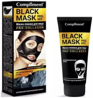 Compliment Black Mask Маска-пленка Сияние молодости Pro-Collagen, 80 мл