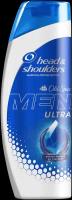 Head & Shoulders Шампунь от перхоти мужской Men Ultra Old Spice с ароматом сандала для жирной кожи головы / Хед энд Шолдерс / 400мл