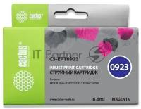 Картридж струйный Cactus CS-EPT0923 пурпурный для Epson Stylus C91/ CX4300/ T26/ T27/ TX106 (6,6ml)