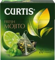 Чай зеленый Curtis Fresh Mojito в пирамидках, 20 шт