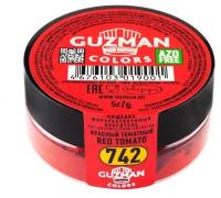 742 Красный Томатный GUZMAN жирорастворимый пищевой краситель для кондитерских изделий, шоколада и глазури, кондитерский 5 г