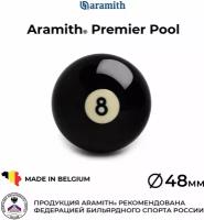 Бильярдный шар 48 мм Арамит Премьер Пул №8 / Aramith Premier Pool №8 48 мм черный 1 шт