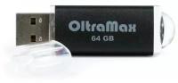 Флешка OltraMax 30, 64 Гб, USB2.0, чт до 15 Мб/с, зап до 8 Мб/с, чёрная