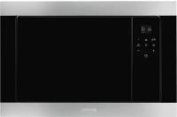 Микроволновая печь встраиваемая Smeg FMI320X2, серебристый