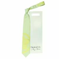 Молодежный галстук светло-салатового цвета с крупным цветком Kenzo Takada 826118