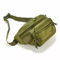 Поясная сумка "FOXTROT" / Тактическая сумка через плечо / Olive