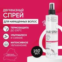 Спрей для наращенных волос термозащита, Tashe professional 250мл