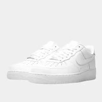 Кроссовки NIKE AIR FORCE 1 белые, размер 40, 26 см