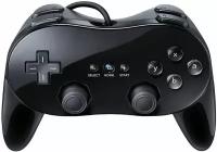 Классический проводной геймпад Classic Wired Controller Pro Wii Black (Neutral)