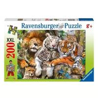 Пазл Ravensburger Сон больших кошек (12721), элементов: 200 шт